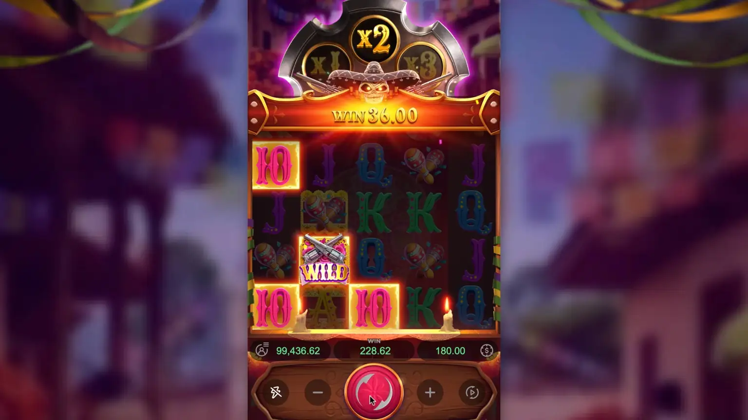 Gold Frame Wild transformation mid-cascade